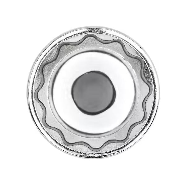 Husky  1/2 in. Drive 17 mm 12-Point Metric Deep Socket