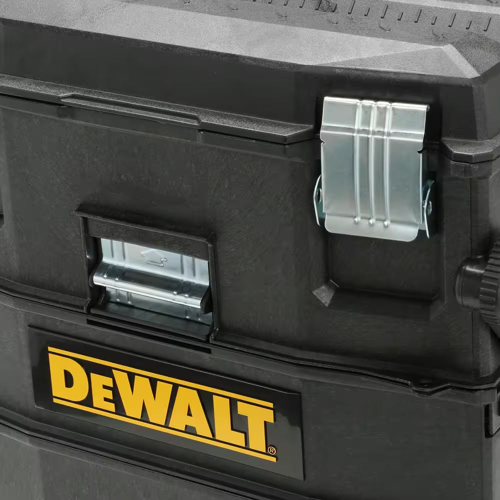 16 In. 4-In-1 Cantilever Tool Box Mobile Work Center with Removable Tray