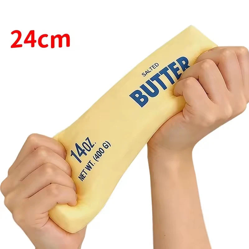 Squishy Butter Stick Fidget Toy Sticky Butter Stick Slow Rebound Stress Ball Squeeze Toy Anti-Stress Sensory Toy for Adults