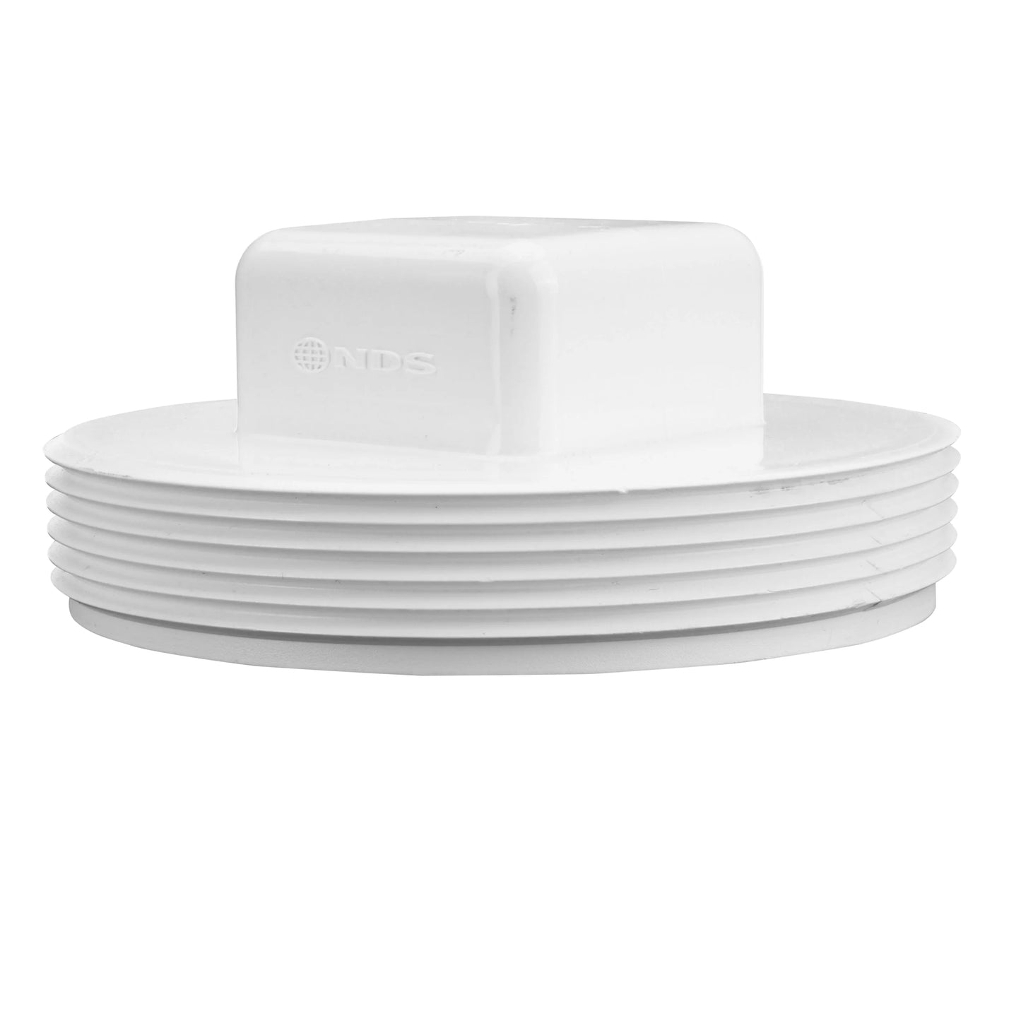 PVC Sewer and Drain Cleanout Plug, 4 In. MPT
