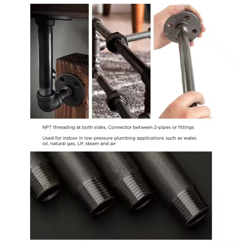 1/4 In. X 36 In. Black Steel Pipe