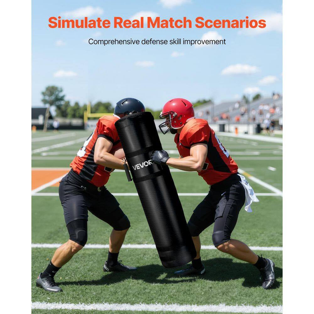 Football Tackling Dummy, 47.2 In. High-Density Sponge Blocking Pad Equipment for Practice, Heavy Duty Tackle Dummies