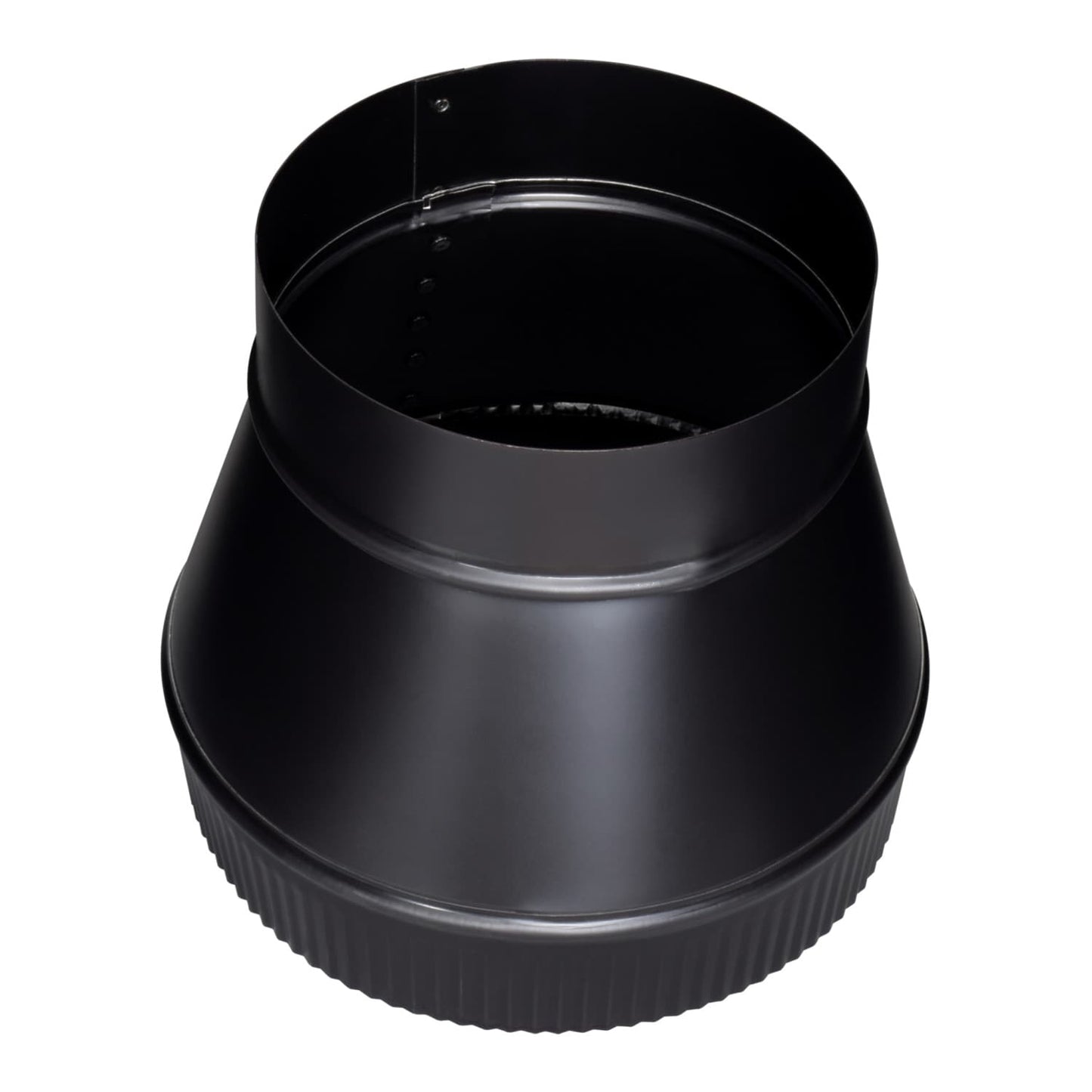 6-In X 8-In Black Steel Stove Pipe Increaser