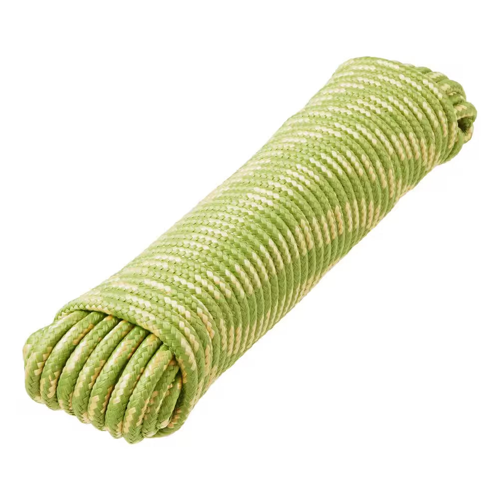 3/8 In. X 100 Ft. Diamond Braid Polypropylene Rope (1 Color per Each Order)
