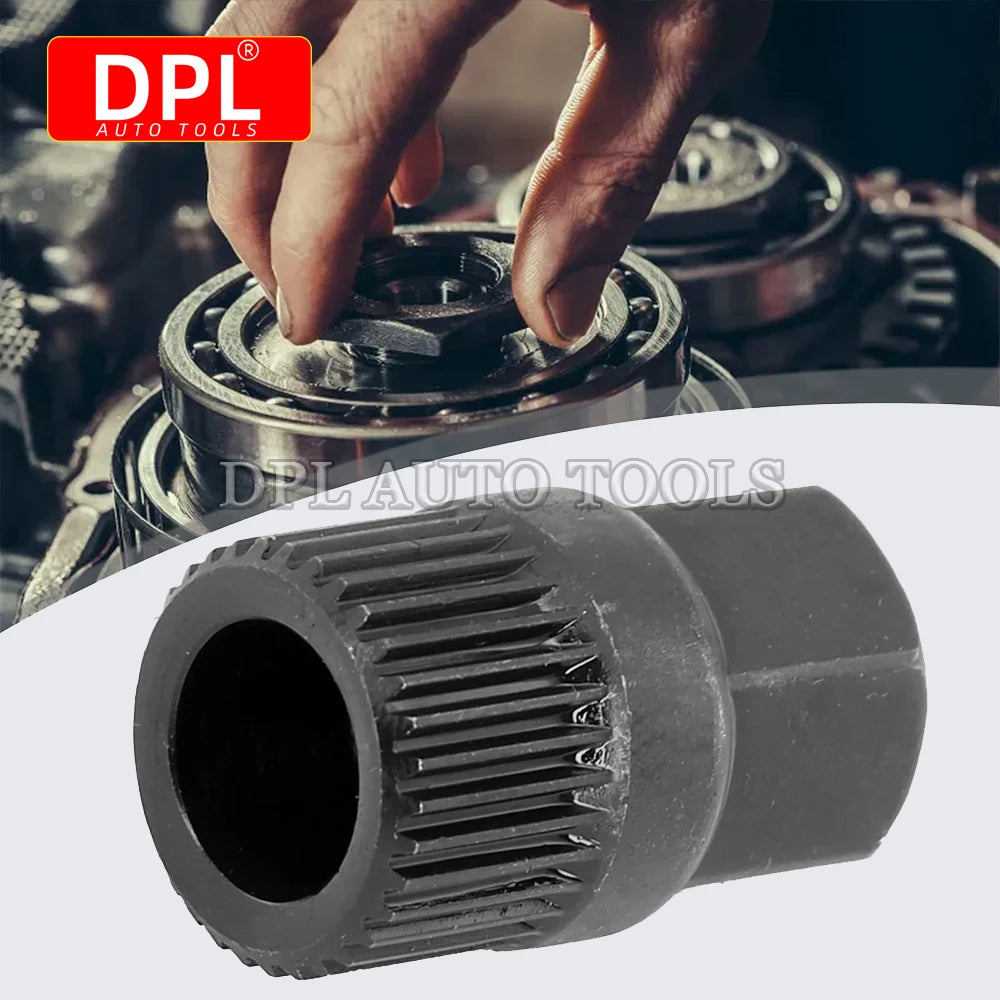 Alternator Clutch Free Wheel Pulley Removal Tool with 33 Tooth V Belt Pulley Remover Black Car Accessories Alternator Clutch Fre