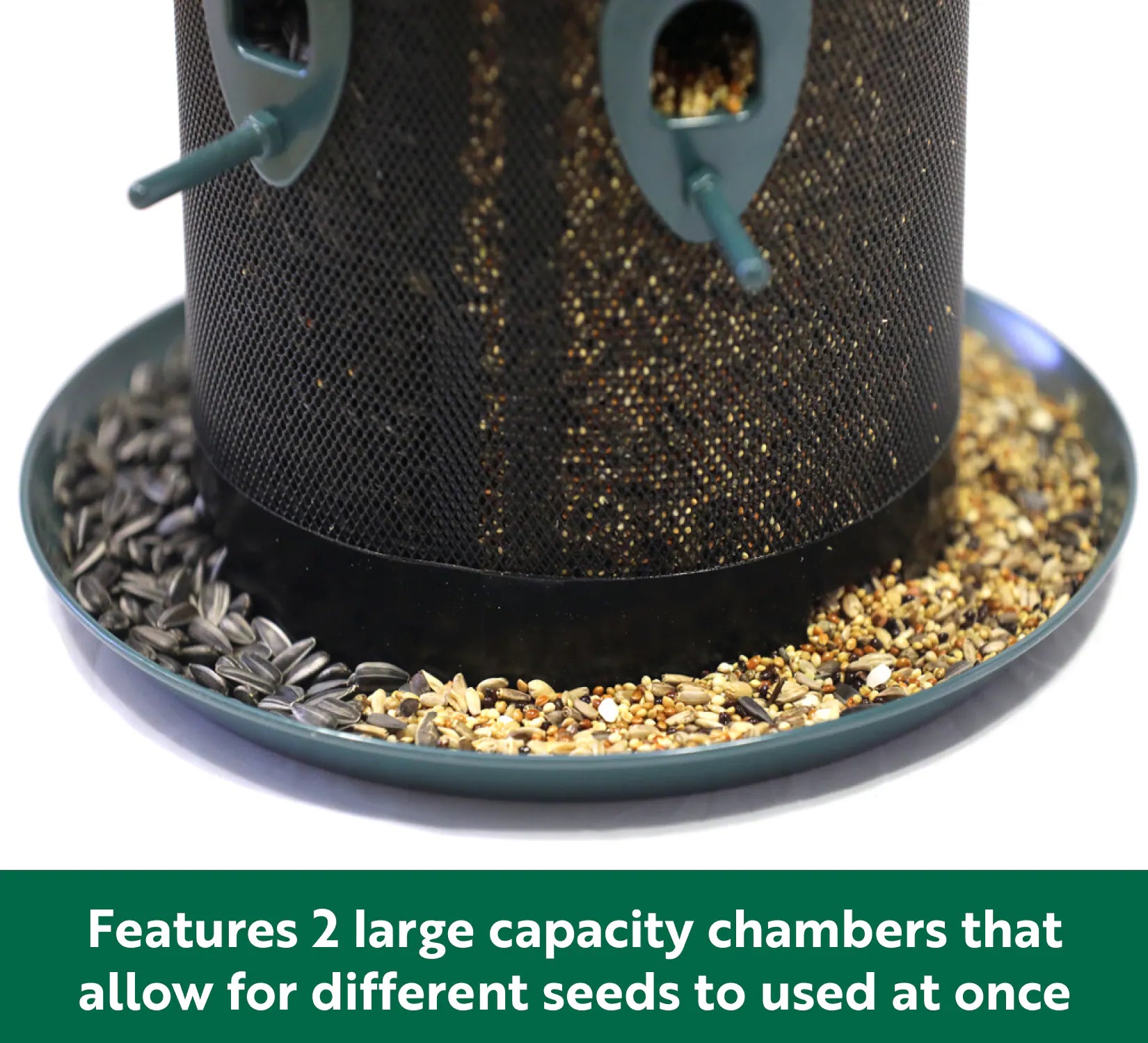 Mesh Hanging Hopper Bird Feeder - 10-Lb