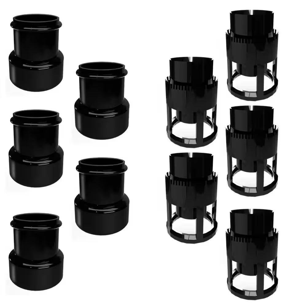 Klift Rotor Sprinkler Riser 2 In. Coupler-Riser-Check Valve Fits Hunter, Orbit, K-Rain (5 Pack)