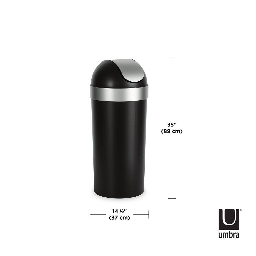 Venti 16.5 Gal. Plastic Waste Basket