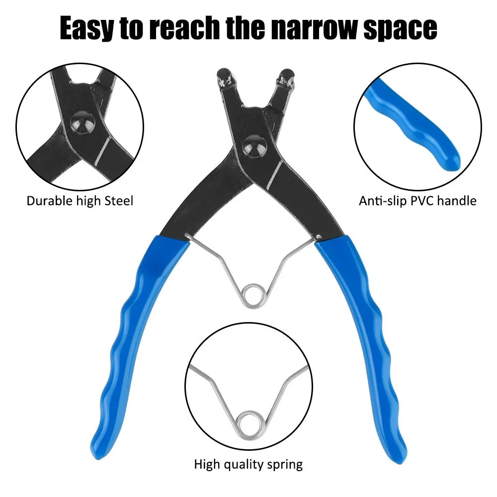 90 Degree Bent Long Nose Snap Ring Pliers Heavy Duty Internal Circlip Remover Auto Garage Repair Tools