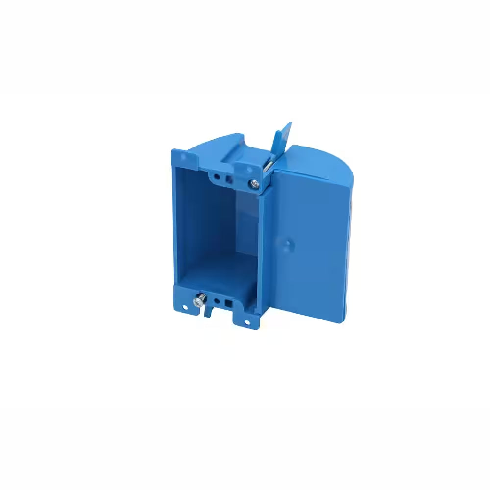 1-Gang 17 Cu. In. Electrical PVC Shallow Old Work Electrical Switch and Outlet Box (B117RSWR)