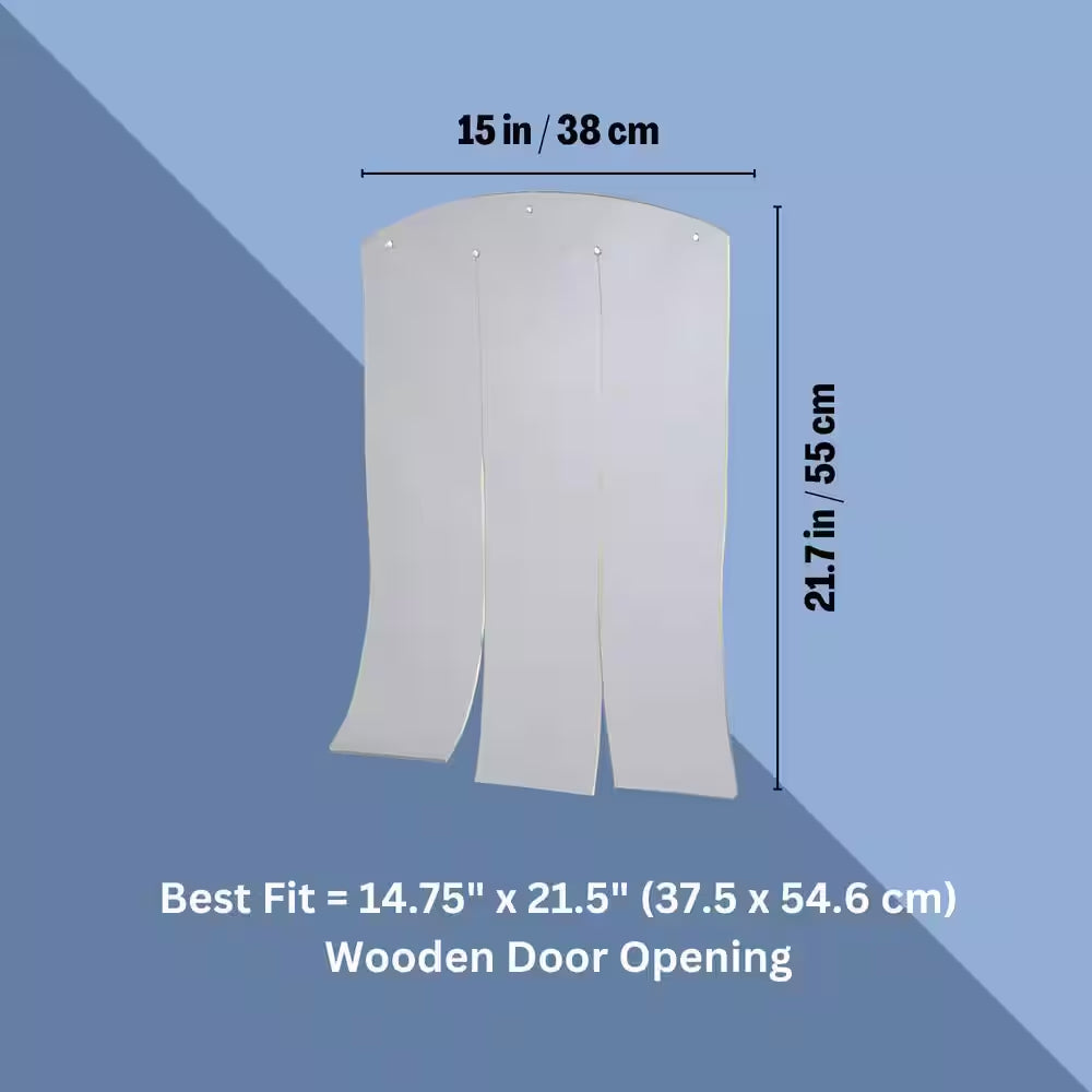 Natura Vinyl Door Flaps for Large Cottage Dog House