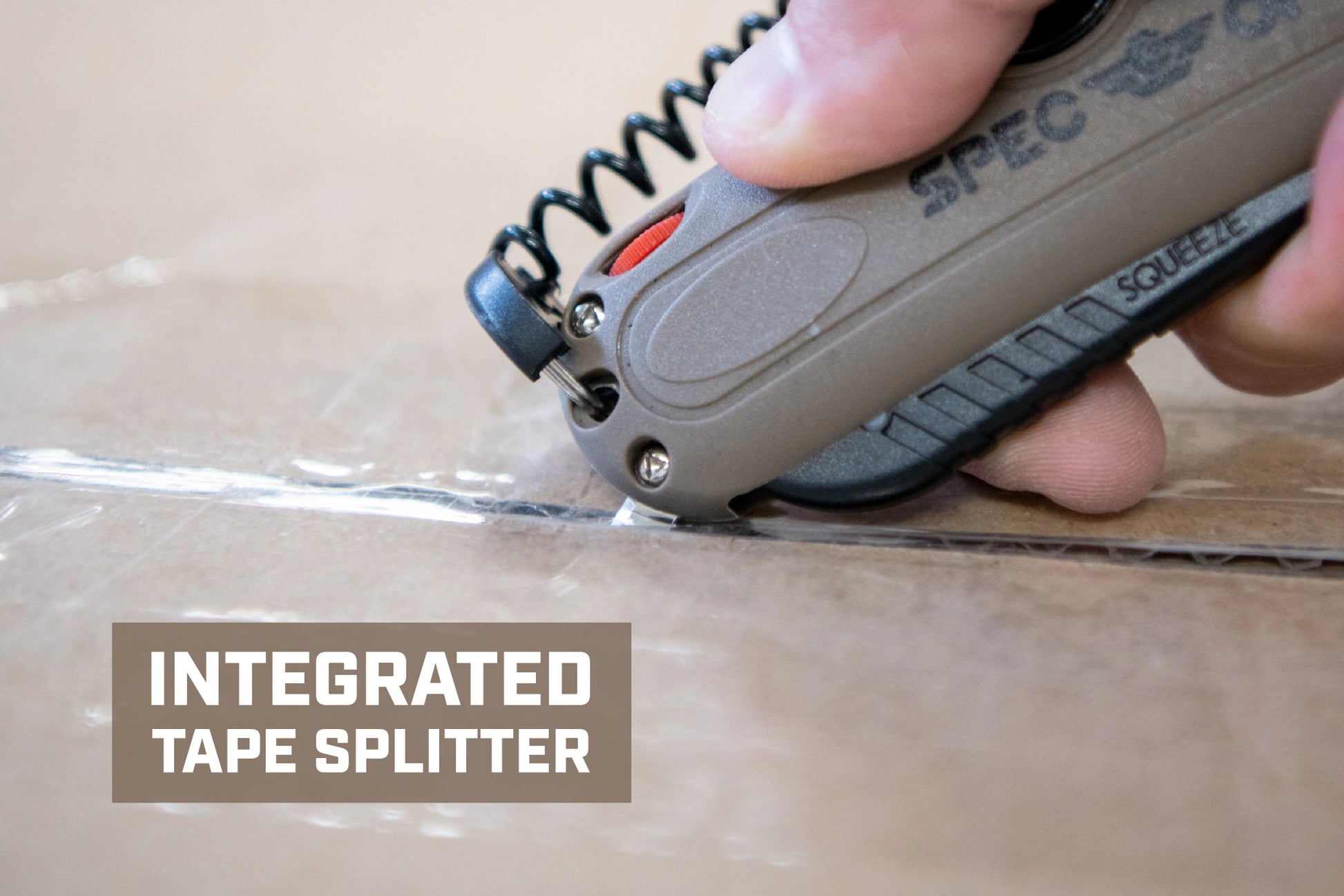 Safety Knife Box Cutter, Includes Holster and Lanyard 4Mm 2 -Blade Utility Knife with on Tool Blade Storage