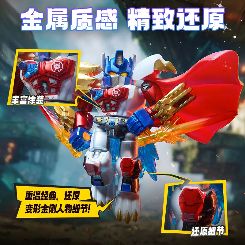NEW Blokees Transformers 12PCS GV01-GV07 Optimus Prime,Megatron，Soundwave，Grimlock，Shockwave，Surprise Blind Box Children'S Gift