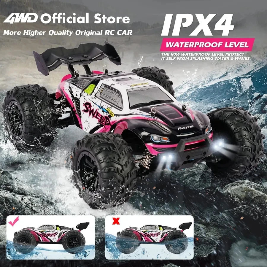Remote Control Car off Road 4X4 RC Car High Speed Buggy Truck Super Brushless 50 or 80KM/H Fast Drift Racing Toy Gift