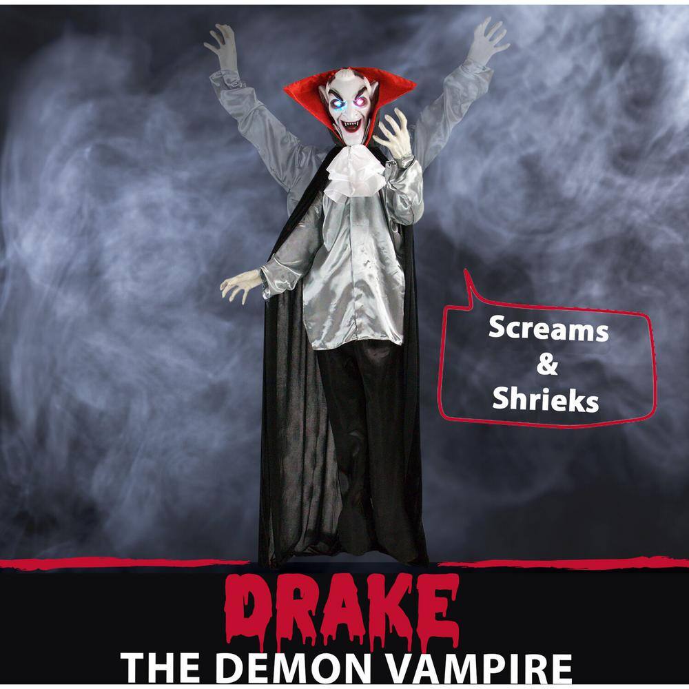 Haunted Hill Farm  61 in. Touch Activated Animatronic Vampire