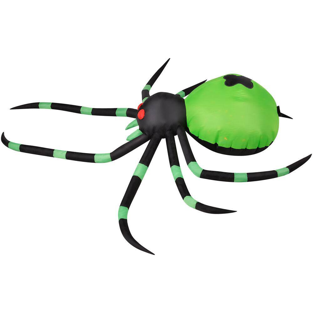 Haunted Hill Farm 6.5 ft. Pre-Lit Stacked Pumpkin Jack-O-Lantern Halloween Inflatable