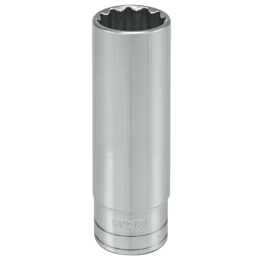 Husky  1/2 in. Drive 3/4 in. 12-Point SAE Deep Socket