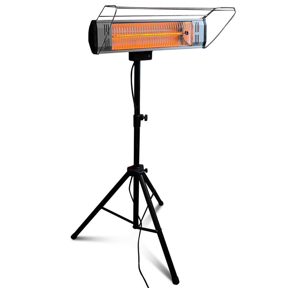 Heat Storm Tradesman 1,500-Watt Electric Outdoor Infrared Quartz Portable Space Heater with Tripod, Wall/Ceiling Mount and Remote