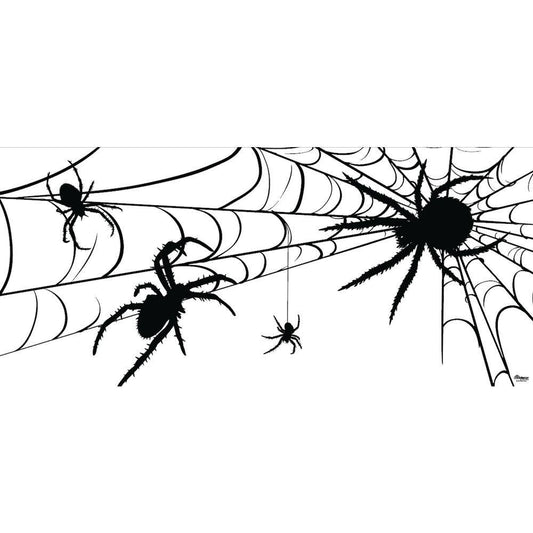 My Door Decor  7 ft. x 16 ft. Spiders Halloween Garage Door Decor Mural for Double Car Garage Car Garage