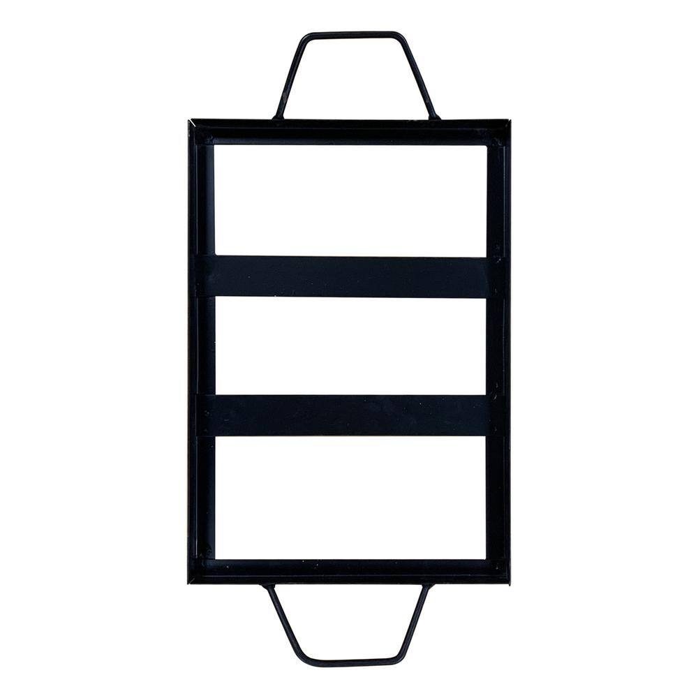 Outset Pink Himalayan Salt Plank with Holder Tray for Cooking, Serving and Cutting Block