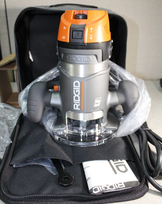 RIDGID 11 Amp 2 HP 1/2 in. Corded Fixed Base Router