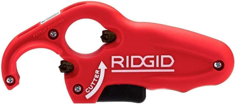RIDGID 1-1/4 in. AND 1-1/2 in. PTEC 3000 Versatile Thin Wall PE, PP, PVC Plastic Tubing Cutter - Cuts, Cleans, Deburrs & Bevels
