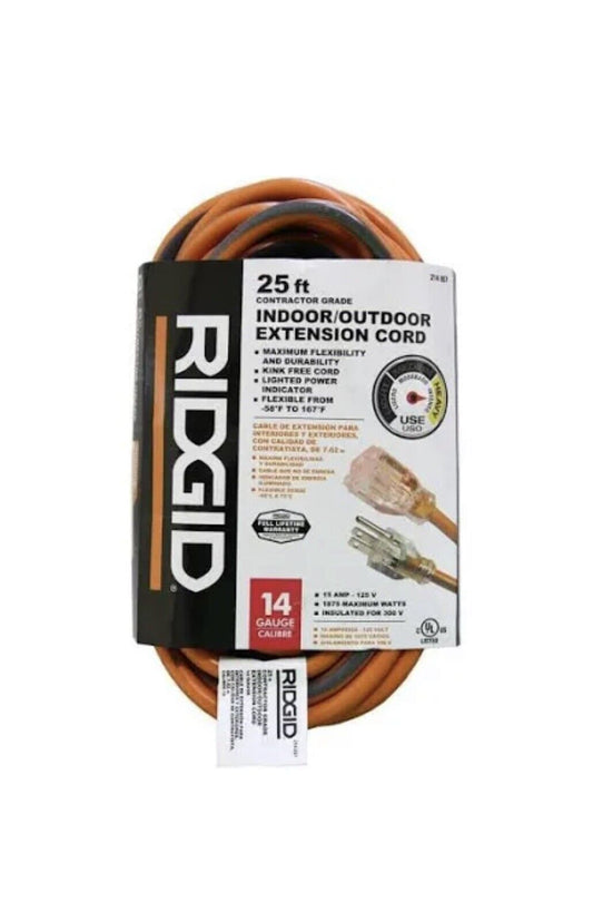 RIDGID 25 ft. 14/3 Extension Cord