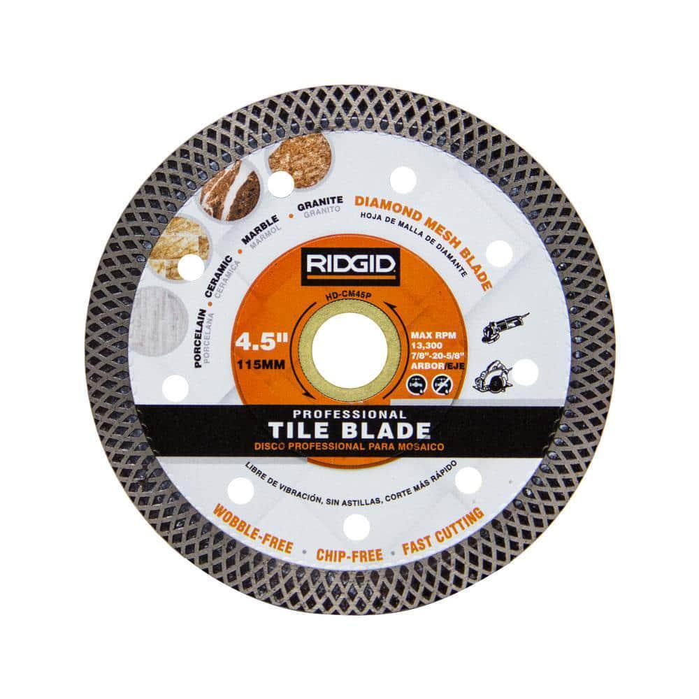 RIDGID 4.5 in. Continuous Rim Blade with Mesh Rim – Tweed & Till