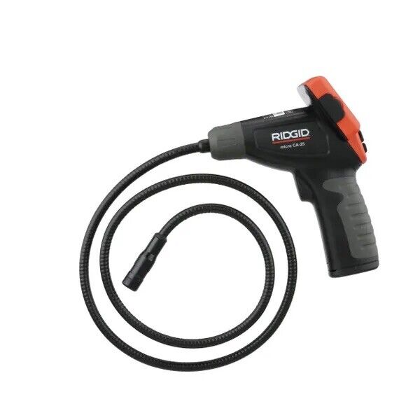 RIDGID CA-25 Micro Visual Inspection & Diagnostic Handheld Camera w/ 2.7 in. Color Display, 4 ft. Fixed Waterproof Camera Cable