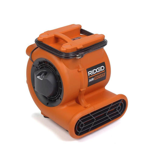 RIDGID 1625 CFM 3-Speed Blower Fan Air Mover with Daisy Chain, 3 Operating Positions for Water Damage Restoration
