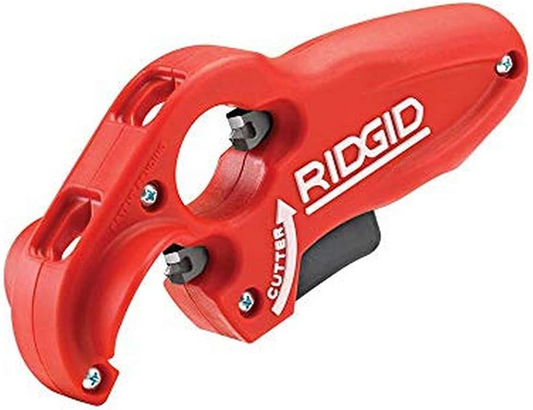 RIDGID 1-1/4 in. AND 1-1/2 in. PTEC 3000 Versatile Thin Wall PE, PP, PVC Plastic Tubing Cutter - Cuts, Cleans, Deburrs & Bevels