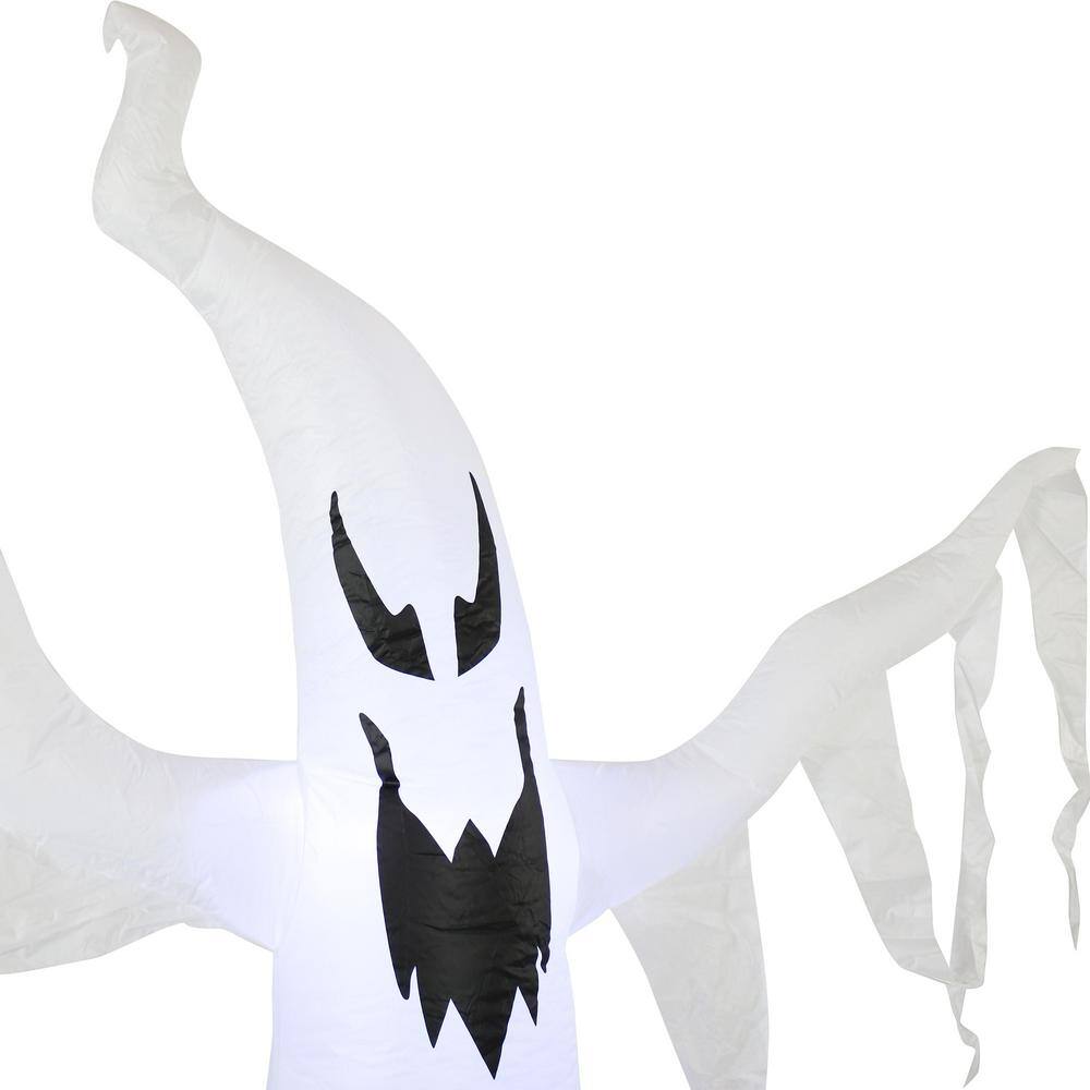 Sunnydaze Decor  6.9 ft. H Diabolical Ghost Halloween Inflatable Outdoor Decoration