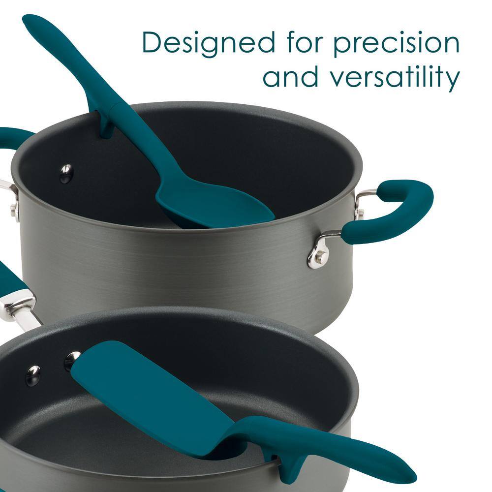 Rachael Ray Lazy Tool Kitchen 6-Piece Teal Utensils Set