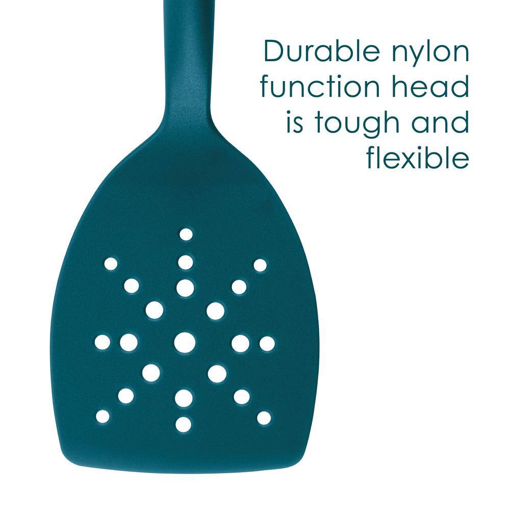 Rachael Ray Lazy Tool Kitchen 6-Piece Teal Utensils Set