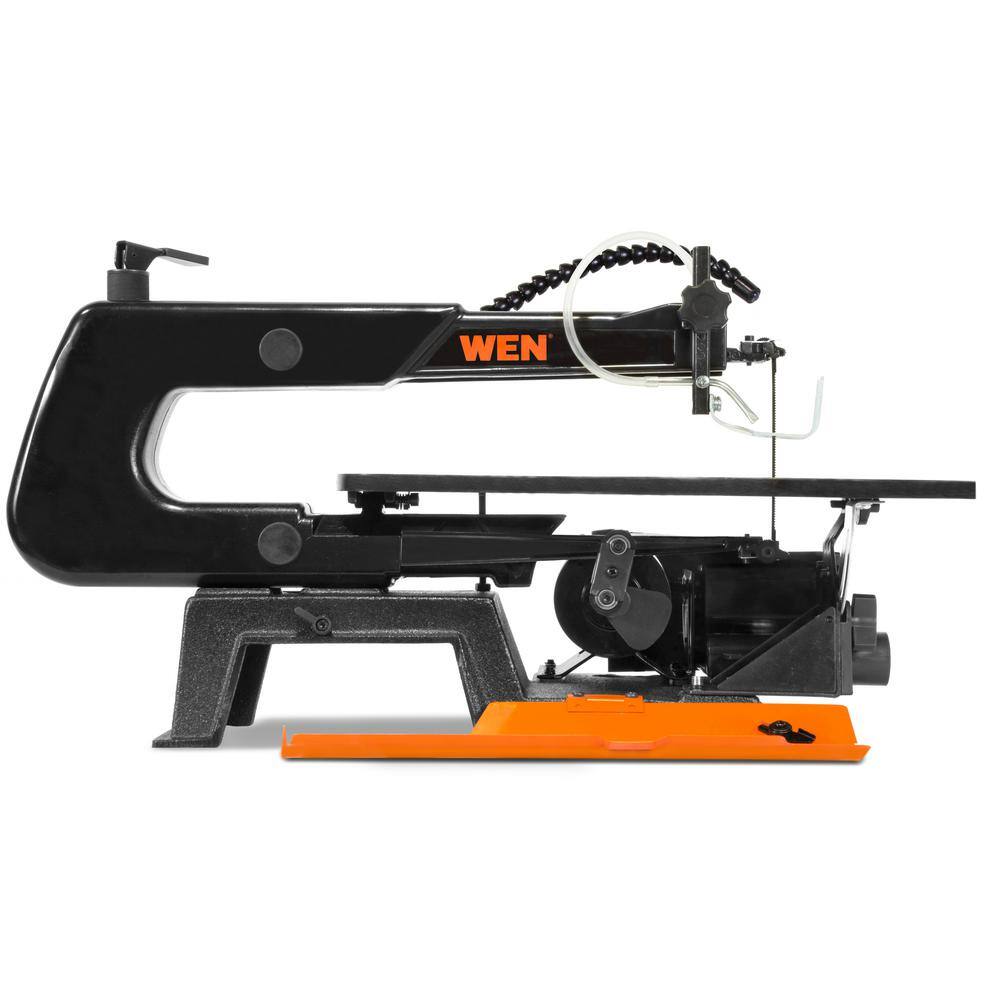 WEN 16 in. Variable Speed Scroll Saw with Easy-Access Blade Changes and Work Light
